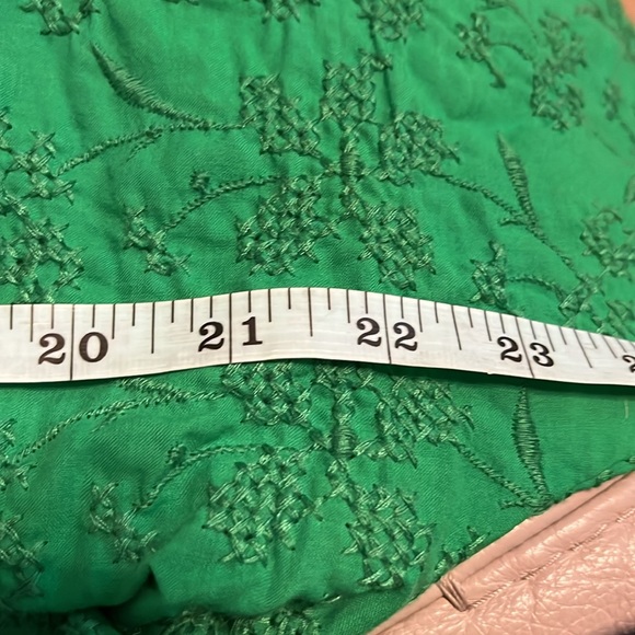 Zara Bright Green st Patrick’s Embroidered Stitch Boho Top - Picture 10 of 11